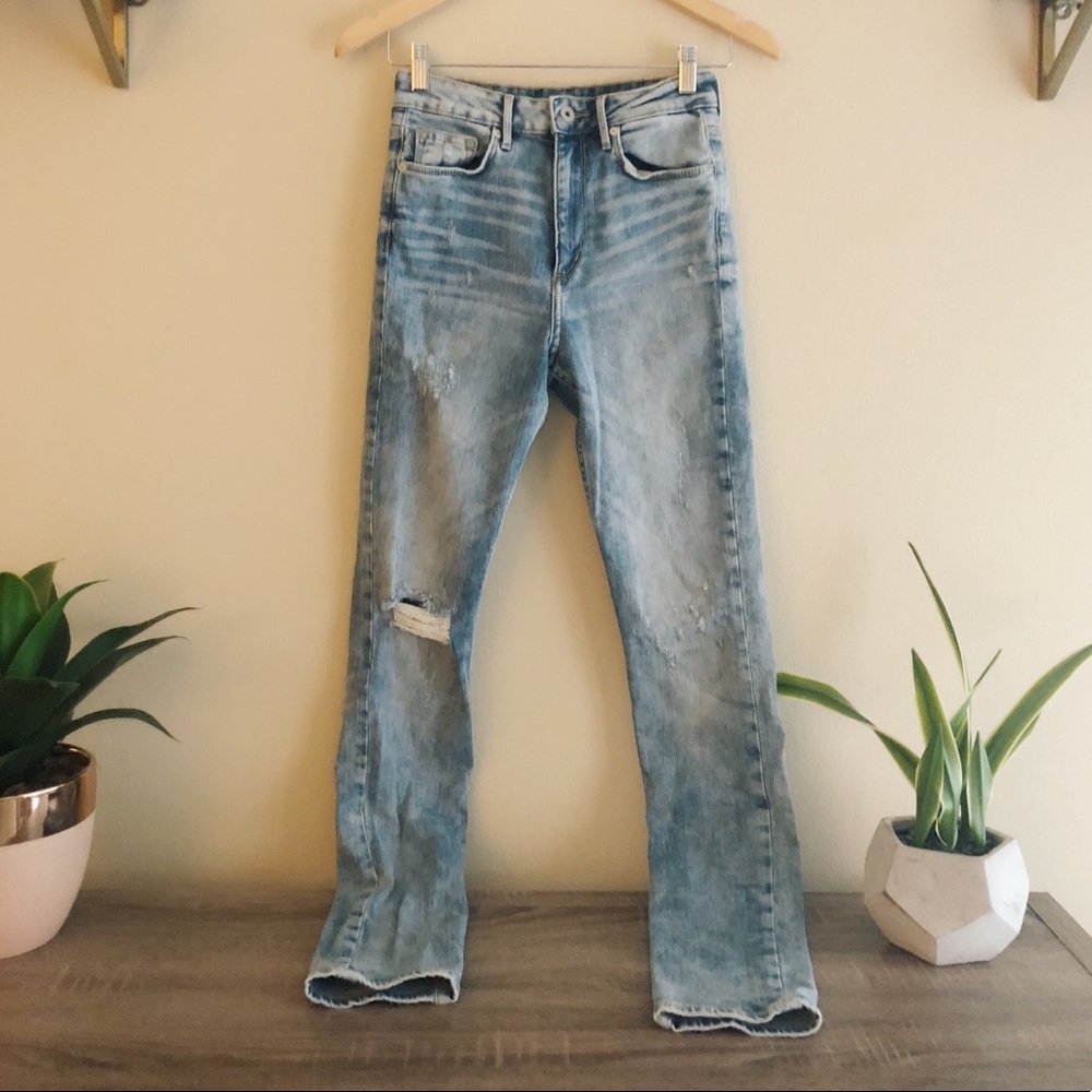 H&M high waisted skinny jeans size: 27